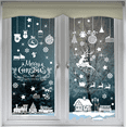 thumbnail image 4 of Dinohhi 192 Reusable Christmas Window Stickers, Christmas Window Decorations Electrostatic PVC Christmas Window Stickers, Snowflake Interior Christmas Decoration for Window Glass Door, 4 of 5