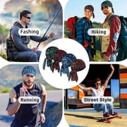 Wowstyle 4 Pcs Do Rags for Men Women Skull Cap Durag Cashew Print Hat Beanie Head Scarf Sweat Doo Rags Helmet Liner Cycling Sports Bandana