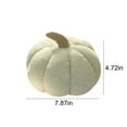 thumbnail image 3 of AURIGATE Fleece Pumpkin Throw Pillows, Happy Halloween Sherpa Fall Decorative Pumpkin Shaped Pillow Cute 3D Shaped Cushion, 5 x 8 inches, 3 of 4