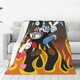 thumbnail image 2 of Cuphead Game Flannel Blanket Ultra-Soft Micro Fleece Throw Blanket For Bed Sofa Couch Car Office Unisex Adult Fuzzy Bed Blanket Cozy Kids Throw Blanket 80"x60", 2 of 8