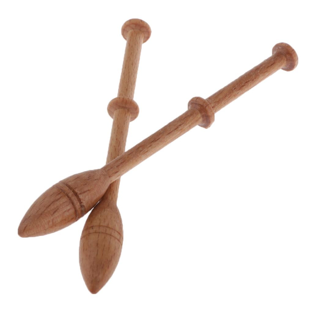 FVDPWYE 12Set Wooden Shuttle Knitting Weaving Stick Tool Loom Accessories For DIY Crafts