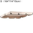 thumbnail image 4 of Flmtop Balancelle de Cour Extérieure Couverture de Plafond Abri Pare-Soleil Imperméable, 4 of 9