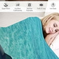thumbnail image 3 of JRXY Flannel Fleece Blanket - Anti-Pilling, Soft & Cozy, Multi-Functional White, 3 of 6