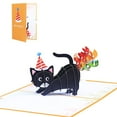 thumbnail image 6 of Clearance Greeting Card under $5,Up 3D Fun Birthday Card With Rainbow Fart Cute Cat Birthday Card, 6 of 9