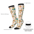 thumbnail image 4 of Naloa Fall Pumpkins And Sunflowers Knee Socks, High Socks Long Stretchy Sock Women Knee High Stocking, Long Socks for Women, 4 of 6