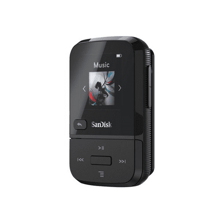 SanDisk Clip Sport Go 32GB MP3 & Video Player, Black, SDMX30032GG46K