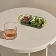 thumbnail image 2 of XWSHYW Contenedores de Almacenamiento Bandeja Compartimentada para Sala de Estar En Casa, Caja para Dulces, Almacenamiento de Frutos Secos de Gran Valor, Bandeja para Frutas, 2 of 7