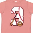 thumbnail image 4 of Inktastic Baseball Third Birthday Three Years Old Boys or Girls Toddler T-Shirt, 4 of 5