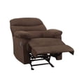 thumbnail image 2 of Recliner Chair for Living Room, Manual Recliner with Microfiber Technology Cloth, Overstuffed Single Sofa, Easy to Operate The Footrest & Headrest, Suitable for Small Spaces, 2 of 4