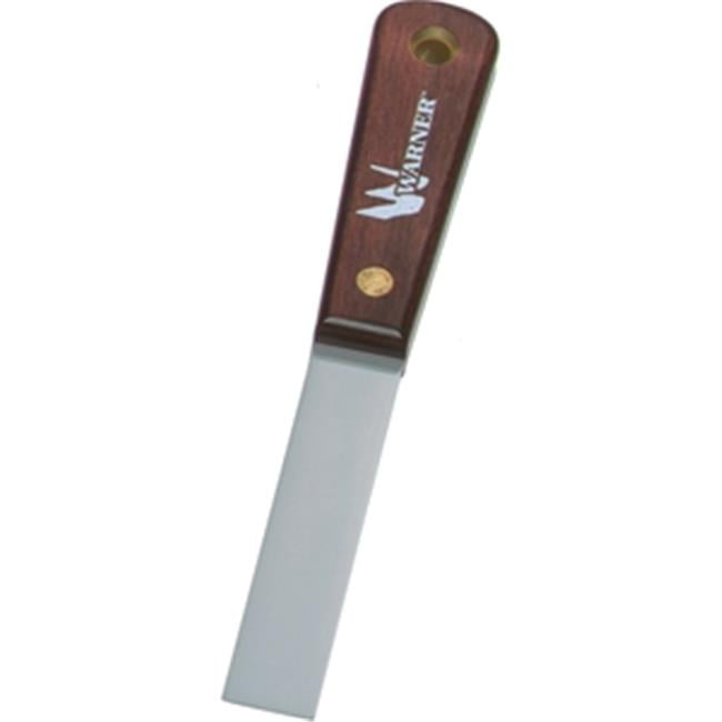Warner 3/4" Full Flex Putty Knife, Carbon Steel Blade, Rosewood Series
