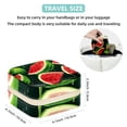 thumbnail image 5 of Watermelon Travel Portable Jewelry Organizer: Square Jewelry Box Storage Case and Display for Rings, Earrings, Necklaces, Bracelets, and More - Suitable for Girls and Women, 5 of 6