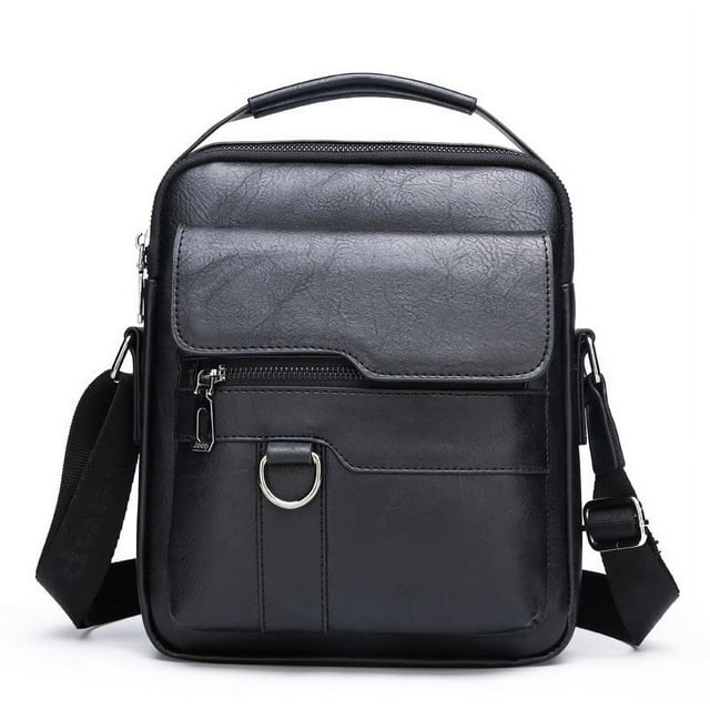 TUWABEII Mens bag Canvas Shoulder Bag Small Messenger Crossbody Bag Work Bag Vintage Multi-function Men’s Portable Messenger Bag,One Shoulder Storage Bag