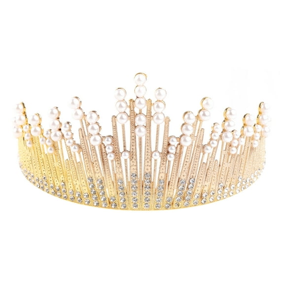 Necvior Women Tiara Vintage Queen Crown for Bridal Princess at Wedding Birthday Party