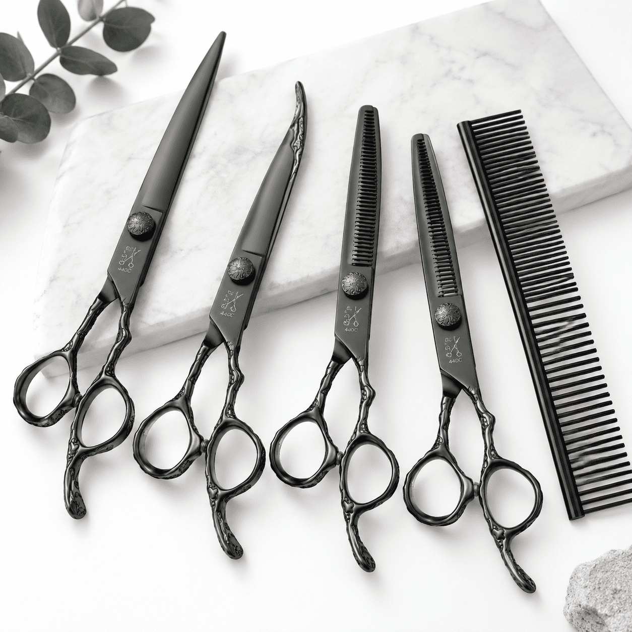 Dogset - Professional 6 In 1 Pet Shears Kit