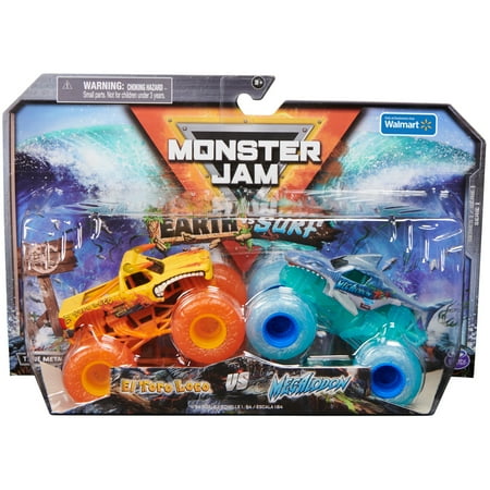 Monster Jam 1:64 El Toro Loco Vs. Megalodon (Walmart Exclusive)