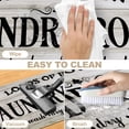 thumbnail image 4 of Findosom 2'x6' Farmhouse Laundry Rug Floor Mat,Non Slip Laundry Room Runner Rug with Rubber Backing Washable Indoor Floor Area Rug for Kitchen Laundry Bathroom Hallway Entryway,Wood, 4 of 6