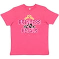 thumbnail image 3 of Inktastic Princess of The Petals with Crown Youth T-Shirt, 3 of 5