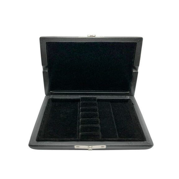 FRCOLOR Reed Storage Box Oboe Reed High Sax Case Reed Storage Container 9.2x7.9cm Black