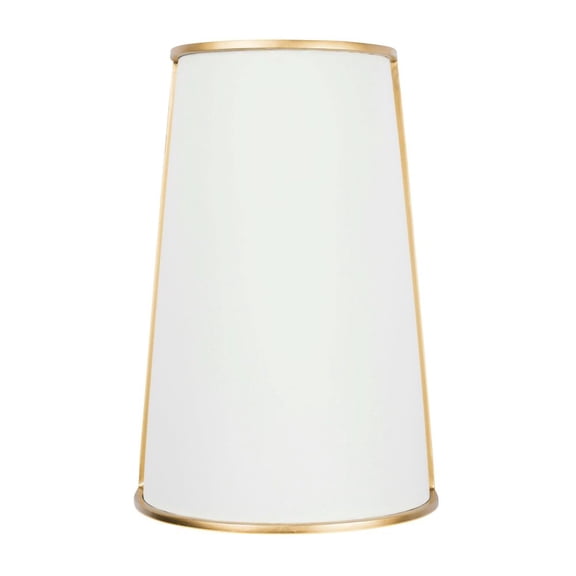 364W02MWFG Varaluz Lighting Coco - 2 Light Wall Sconce In Industrial Style-12 Inches Tall and 8 Inches Wide-Matte White/French Gold Finish