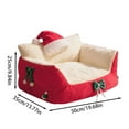 thumbnail image 4 of BotaniNest Winter Warm Detachable And Washable Extra Large All Season Sofa For Cats, 4 of 6