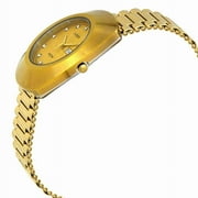 Rado Diastar Quartz Diamond Gold Dial Mens Watch R12393633