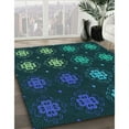 thumbnail image 2 of Ahgly Company Indoor Rectangle Patterned Dark Cyan Green Area Rugs, 5' x 8', 2 of 6