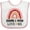 White and Pink, variant on Inktastic Grammy and Papaw Love Me Girls Granddaughter Girls Baby Bib
