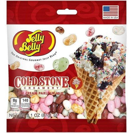 Jelly Belly Cold Stone Creamery Ice Cream Flavored Jelly Beans, 3.1 Oz Bags-6 Pack