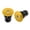 Gold No Mark, variant on 2x Bikes Bar End , Bike Handlebar Handlebar Grips Caps Expansion Lock Push in Handle Bar Caps for Most Folding Bike Parts Gold No Mark