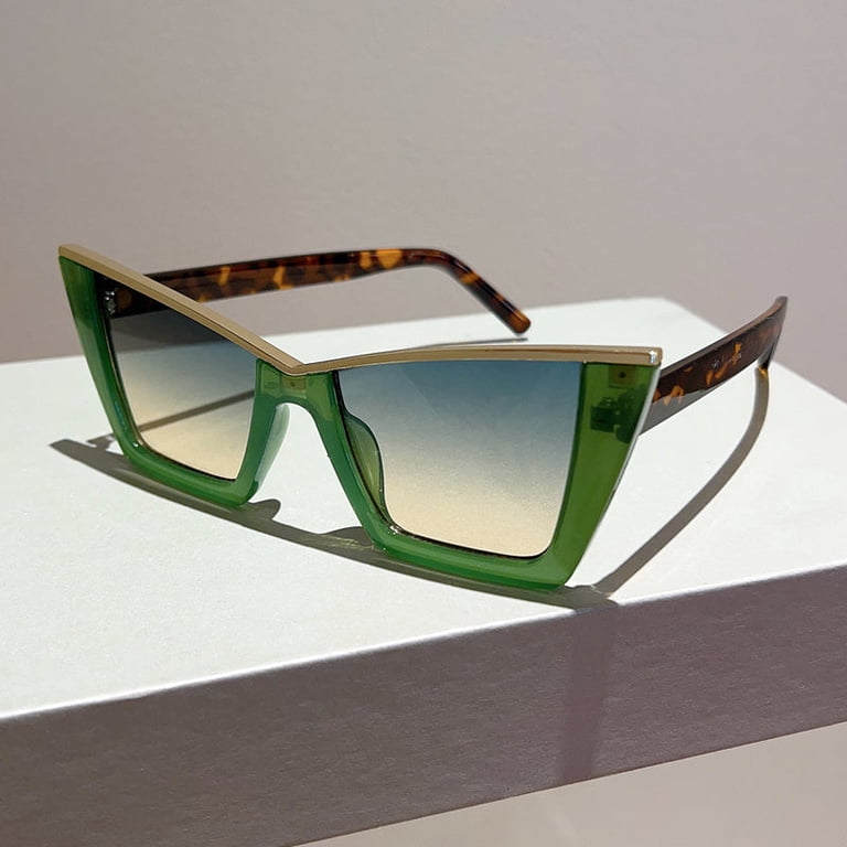 Cat Eye Sunglasses RPC Frame Scratch Impact Resistant Lenses UVA UVB Protection Large Frame Cats Eye Sunglasses for Unisex, Anti-UVA and  main image 4