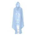 thumbnail image 1 of YOUSNH Adult Bike Raincoat with Extended Length & Reinforced Thickness Full Coverage Cycling Rain Poncho For Rain Coat Woman Blue XXXL, 1 of 7