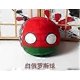 thumbnail image 1 of 2026 Countryballs Plush Doll Russia Belarus Ukraine Georgia Lithuania Kazakhstan Ball Polandball Stuffed Pillow Toy for Gift, 1 of 5
