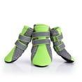 thumbnail image 2 of Breathable Mesh Dog Boots Nonslip Soft Sole Dog Shoes with Reflective Straps for Medium Large Dogs, 2 of 6