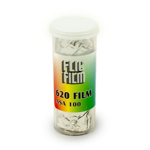 Flic Film Panchromatic Black and White Negative Film, ASA 100, 620 Roll Film