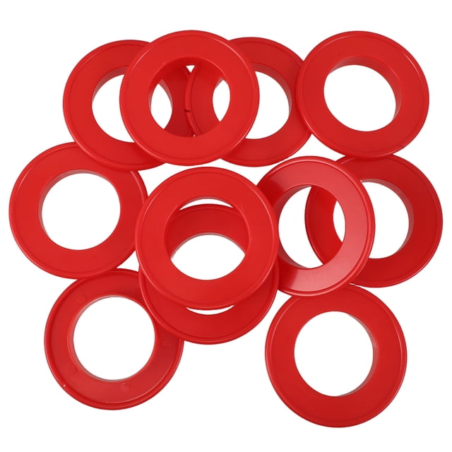 WRITWAA 20 Pcs Embouts de Bobine de Fil Rouge Protection contre la Poussière Plastique pour Couture