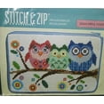 thumbnail image 2 of Stitch and Zip Cosmetic Purse Needlepoint Kit SZ 604 Owls, 2 of 2