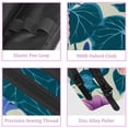 thumbnail image 2 of MUOOUM Pencil Case, Color Morning Glory Blossoms Pattern Large Capacity Pencil Pouch Stationery Pen Bag, 2 of 7