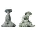thumbnail image 1 of 2Pcs Fishing Elder Shape Adornment Creative Landscaping Prop DIY Garden Decor, 1 of 4