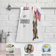 thumbnail image 4 of Cute Kitten USA Flag Hand Towels 2 PCS, American Independence Day Kitchen Towel Ultra Soft and Highly Absorbent,Decorative Fingertip Face Towel for Bathroom Hotel, 28.3"x14.4", 4 of 4