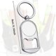 thumbnail image 4 of 10 Pcs Sublimation Blank Keychain Metal Bottle Opener Blank Key Ring Heat Transfer Rectangular Subl, 4 of 5