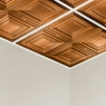thumbnail image 2 of Great Lakes Tin 2ft x 2ft Syracuse Copper Lay-In Ceiling Tile (5-Pack), 2 of 2