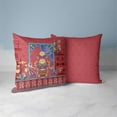 thumbnail image 3 of Mughal Paradise Indoor/Outdoor Pillow in Red 28x28, 3 of 7