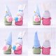 thumbnail image 5 of Gnomos de decoración de Pascua | Decoración de gnomo de Pascua de primavera | Gnomo escandinavo hecho a mano | Muñecas con orejas de conejo de Pascua | Decoración navideña, 5 of 5
