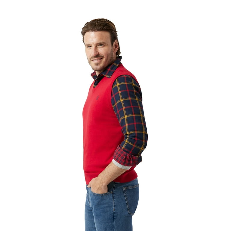 Chaps sweater vest big and cheap tall