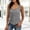 Black, variant on Women Plaid Tank Top Summer Business Casual Sleeveless Button Down Shirts Slim Fit Gingham Tops Red