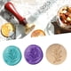 thumbnail image 4 of Cuadros Decorativos Sello de cera con mango de madera antiguo, patrón de planta, sello de cera de sellado, decoración, herramientas de bricolaje Ndcxsfigh Nuevos Originales, 4 of 9