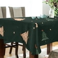 thumbnail image 5 of Yayeee Tablecloths 60" x 120" Rectangle Wrinkle Resistant Party Table Cover, Pink Christmas Trees, 5 of 8