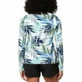 thumbnail image 3 of Hang Ten Womens Long Sleeve Rashguard (Mint Leaf, Small, s), 3 of 5