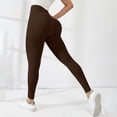 thumbnail image 2 of Women's High Waist Thick Yoga Pants Workout Running Compression Leggings, 2 of 7