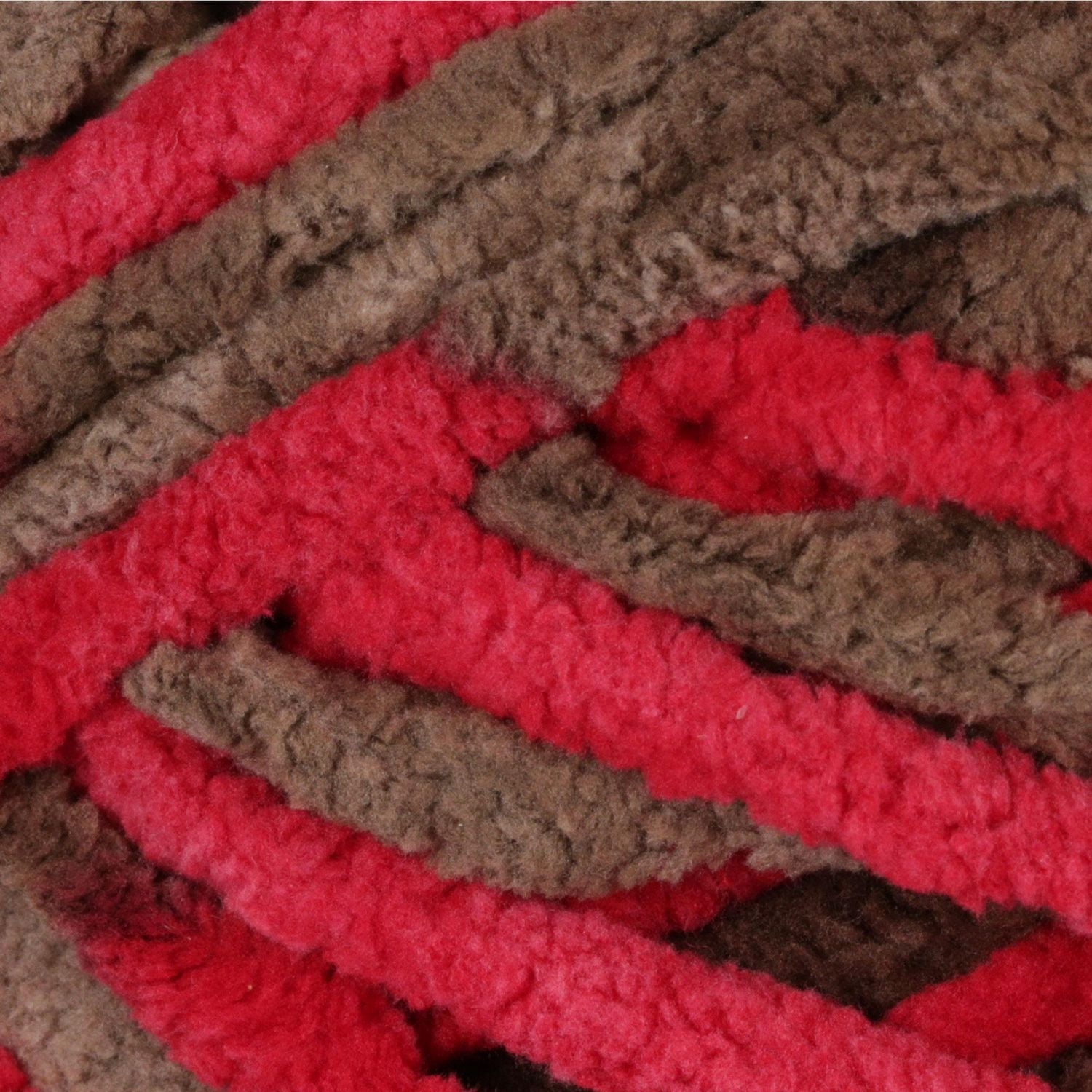 Bernat® Blanket™ #6 Super Bulky Polyester Yarn, Raspberry Trifle 10.5oz/300g, 220 Yards